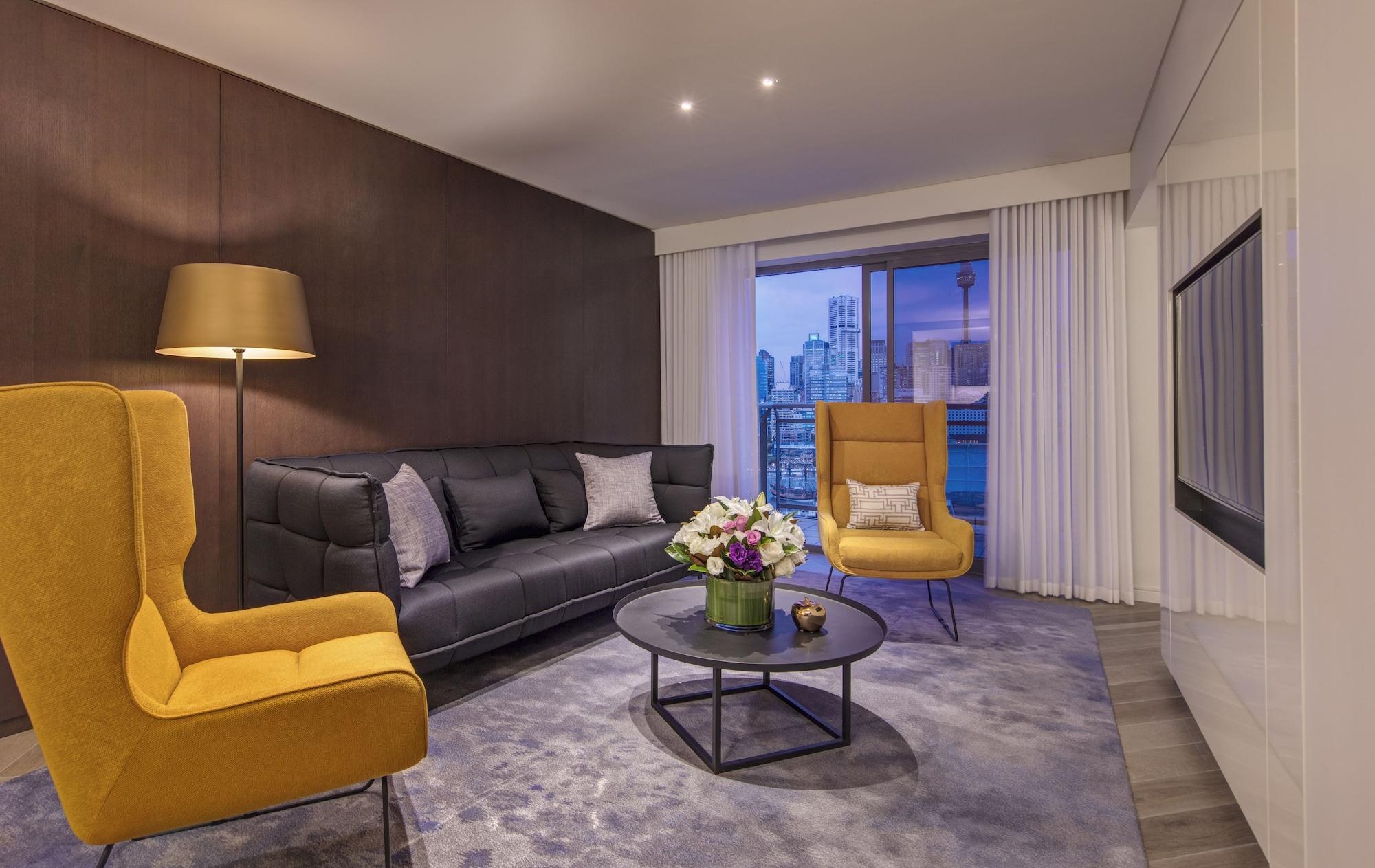 เดอะ สตาร์ แกรนด์ โฮเต็ล แอนด์ เรสซิเดนซ์ ซิดนีย์ Hotel ภายนอก รูปภาพ Living room
